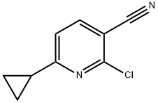 2-Chloro-6-cyclopropylnicotinonitrile Struktur