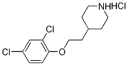 4-[2-(2,4-Dichlorophenoxy)ethyl]piperidinehydrochloride Struktur