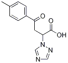 4-Oxo-4-p-tolyl-2-[1,2,4]triazol-1-yl-butyric acid Struktur