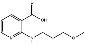 2-[(3-Methoxypropyl)amino]nicotinic acid Struktur