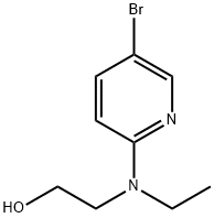 2-[(5-Bromo-2-pyridinyl)(ethyl)amino]-1-ethanol Struktur