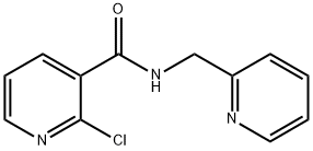 2-Chloro-N-(2-pyridinylmethyl)nicotinamide Struktur