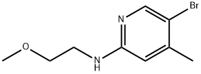 N-(5-Bromo-4-methyl-2-pyridinyl)-N-(2-methoxyethyl)amine Struktur