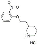 3-[2-(2-Nitrophenoxy)ethyl]piperidinehydrochloride Struktur