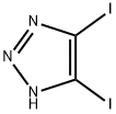 1H-1,2,3-triazole, 4,5-diiodo- Struktur