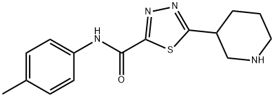 1,3,4-thiadiazole-2-carboxamide, N-(4-methylphenyl)-5-(3-p Struktur