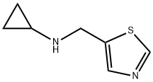 N-(1,3-Thiazol-5-ylmethyl)cyclopropanamine dihydrochloride Struktur