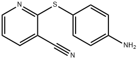 2-[(4-Aminophenyl)sulfanyl]nicotinonitrile Struktur