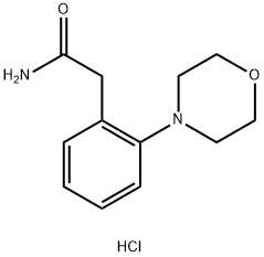 2-(Morpholin-4'-yl)phenylacetamide hydrochloride Struktur