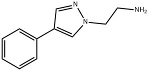 1-(2-Aminoethyl)-4-phenyl-pyrazole Struktur