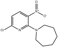 1-(6-Chloro-3-nitropyridin-2-yl)azepane Struktur