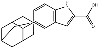 5-(2-Adamantyl)-1H-indole-2-carboxylic acid Struktur