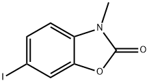 6-Iodo-3-methyl-2,3-dihydro-1,3-benzoxazol-2-one Struktur