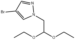 4-Bromo-1-(2,2-diethoxyethyl)-1H-pyrazole Struktur