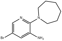 2-(Azepan-1-yl)-5-bromopyridin-3-amine Struktur