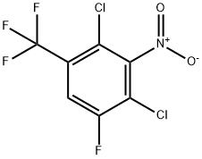 2,4-Dichloro-5-fluoro-3-nitrobenzotrifluoride Struktur