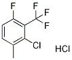 2-Chloro-6-fluoro-3-methylbenzotrifluoride hydrochloride Struktur