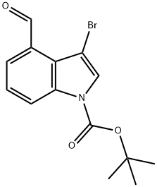 tert-Butyl 3-bromo-4-formyl-1H-indole-1-carboxylate price.