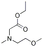 Ethyl N-(2-methoxyethyl)-N-methylglycinate Struktur