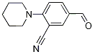 5-Formyl-2-(piperidin-1-yl)benzonitrile Struktur