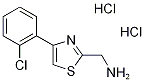 {[4-(2-Chlorophenyl)-1,3-thiazol-2-yl]-methyl}amine dihydrochloride Struktur