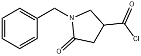 1-Benzyl-5-oxopyrrolidine-3-carbonyl chloride Struktur