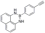 2-(4-Ethynylphenyl)-2,3-dihydro-1H-naphtho[1,8-de]-1,3,2-diazaborinine, 95% Struktur