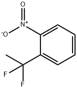 1-(1,1-Difluoroethyl)-2-nitrobenzene Struktur