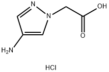 (4-Amino-1H-pyrazol-1-yl)acetic acid hydrochloride Struktur