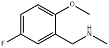 N-(5-Fluoro-2-methoxybenzyl)-N-methylamine Struktur