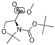 (S)-3-(1,1-Dimethylethyl)-4-methyl-2,2-dimethyl-3,4-oxazolidine carboxylate Struktur