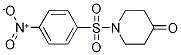 1-[(4-Nitrophenyl)sulphonyl]piperidin-4-one Struktur