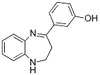 3-(4,5-Dihydro-3H-1,4-benzodiazepin-2-yl)phenol Struktur