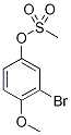 3-Bromo-4-methoxyphenyl mesylate, 2-Bromo-4-[(methylsulphonyl)oxy]anisole Struktur