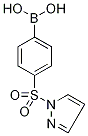 4-(1H-Pyrazol-1-ylsulphonyl)benzeneboronic acid 98% Struktur