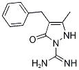 4-Benzyl-2,5-dihydro-3-methyl-5-oxo-1H-pyrazole-1-carboximidamide Struktur