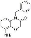 8-Amino-4-benzyl-2H-1,4-benzoxazin-3(4H)-one Struktur