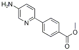 Methyl 4-(5-aminopyridin-2-yl)benzenecarboxylate Struktur