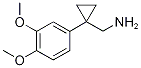 [1-(3,4-Dimethoxyphenyl)cyclopropyl]methylamine Struktur