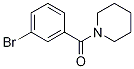 (3-Bromophenyl)(piperidin-1-yl)methanone Struktur