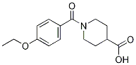 1-(4-Ethoxybenzoyl)piperidine-4-carboxylic acid Struktur