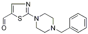 2-(4-Benzylpiperazin-1-yl)-1,3-thiazole-5-carboxaldehyde Struktur