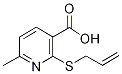 2-(Allylsulphanyl)-6-methylnicotinic acid Struktur