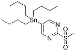 2-(Methylsulphonyl)-5-(tributylstannyl)pyrimidine Struktur