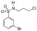 3-Bromo-N-(3-chloropropyl)benzenesulphonamide 97% Struktur