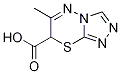 6-Methyl-7H-[1,2,4]triazolo[3,4-b][1,3,4]thiadiazine-7-carboxylic acid Struktur