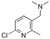 1-(6-Chloro-2-methylpyridin-3-yl)-N,N-dimethylmethylamine Struktur