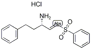 (1E,3S)-5-Phenyl-1-(phenylsulphonyl)pent-1-en-3-amine hydrochloride Struktur