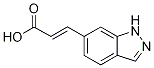 trans-3-(1H-Indazol-6-yl)prop-2-enoic acid Struktur