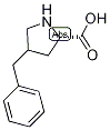 4-Benzyl-2-carboxypyrrolidine, 4-Benzyl-L-proline Struktur